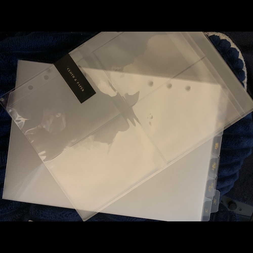 Cloth and Paper dividers (A5)